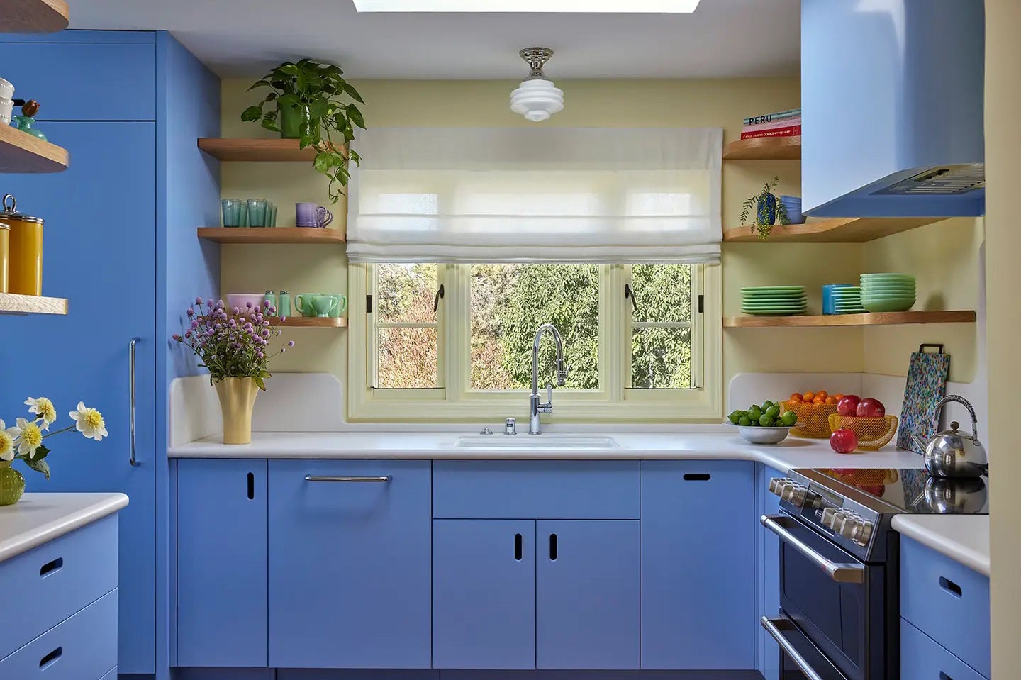 this unexpected kitchen cabinet color is becoming more popular every year