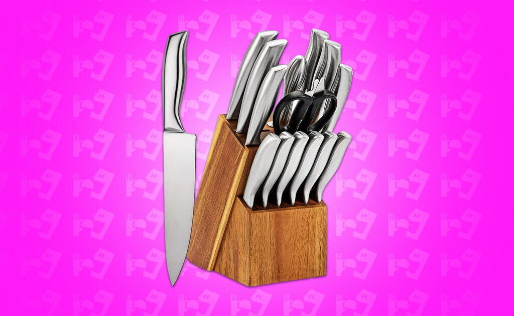 por menos de 450 pesos dale un toque elegante y minimalista a la cocina con este juego de cuchillos de acero inoxidable
