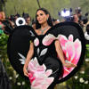 Demi Moore stuns at the Met Gala in gown made out of vintage wallpaper<br>