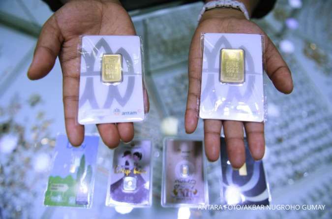 Laba 34,82% Tahun Ini, Harga Emas Antam Hari Ini Sedikit Turun (15/9/2025)