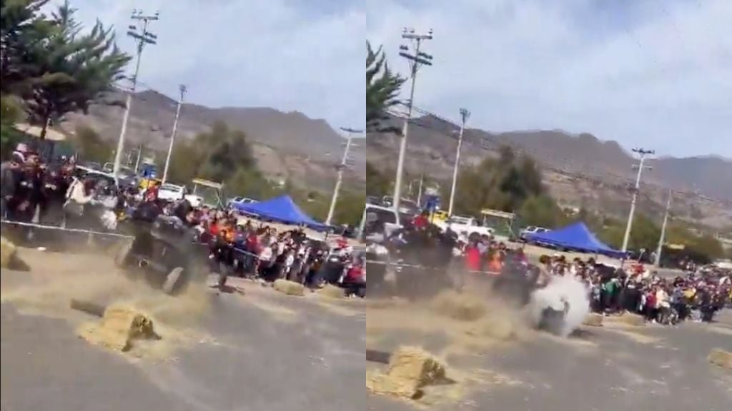 competencia de ‘carros locos’ deja cuatro personas lesionadas tras colisión en ovalle