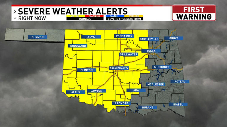 Tracking severe storms and tornado warnings Monday night