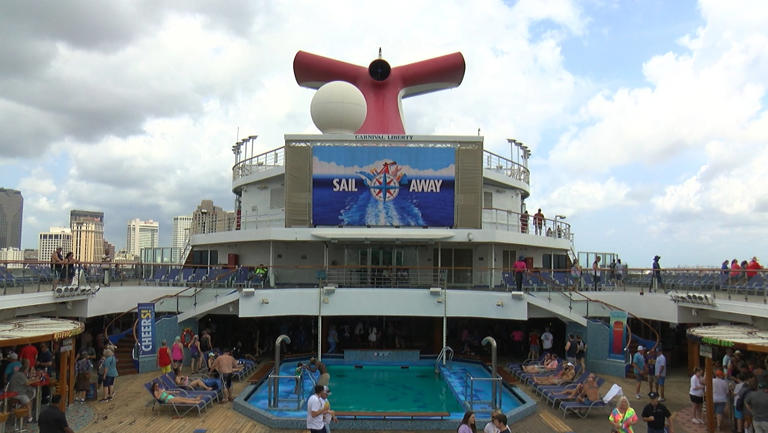 The Carnival Liberty sailed from New Orleans for the first time on Monday (May 6).