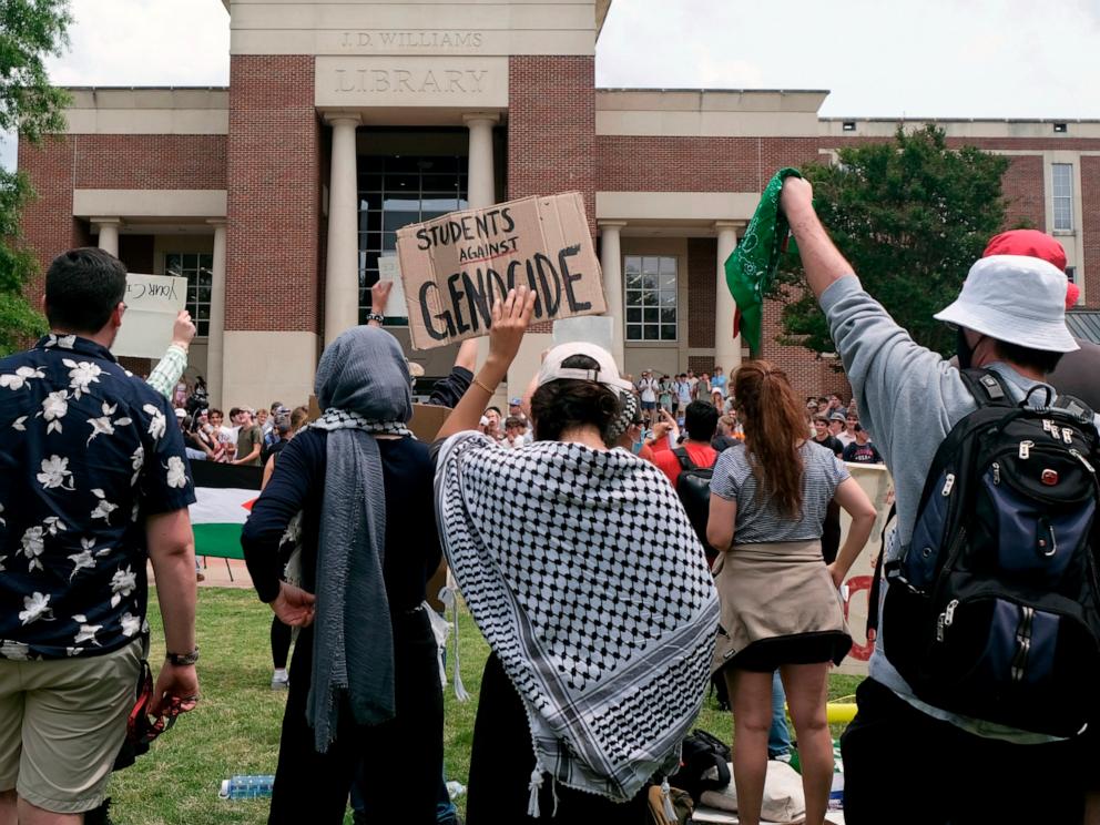 'racist' actions from counterprotesters at ole miss prompt investigation