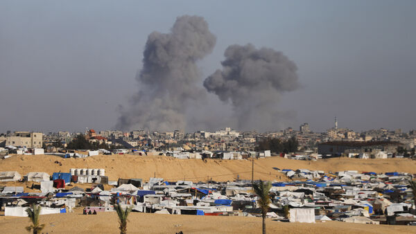 israel launches strikes in rafah hours after hamas agrees to a gaza ceasefire