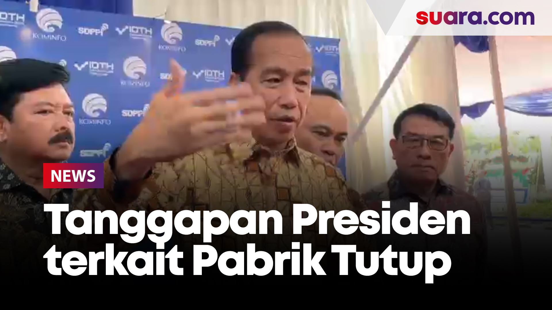 Jokowi Berikan Tanggapan Terkait Pabrik Yang Tutup Meski Indonesia ...