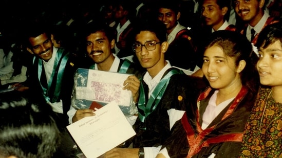 woman shares pic of her father with sundar pichai, sharmistha dubey from iit kharagpur convocation: ‘absolutely insane’