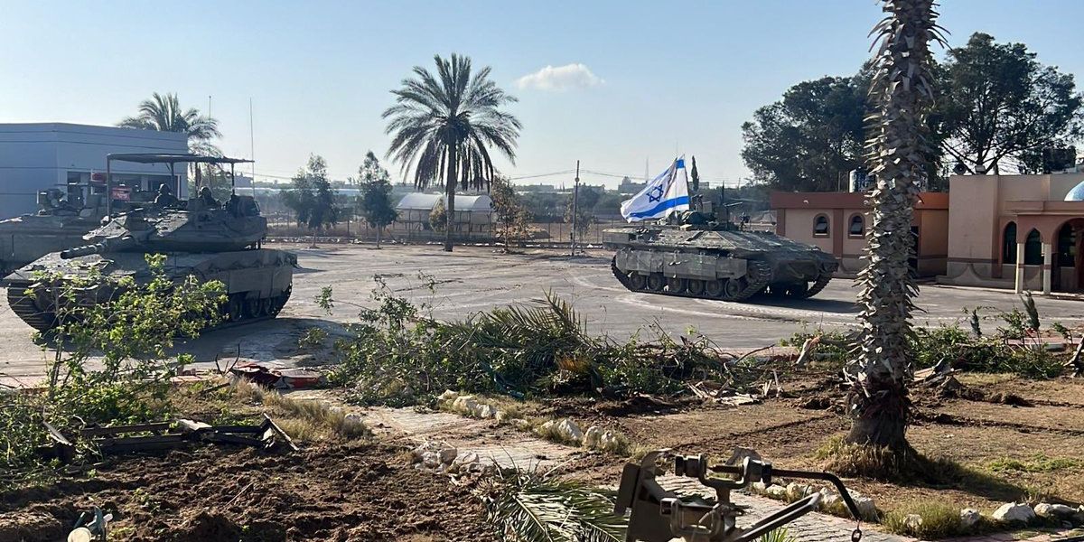 israel har gått in i rafah – kontrollerar gränsövergång