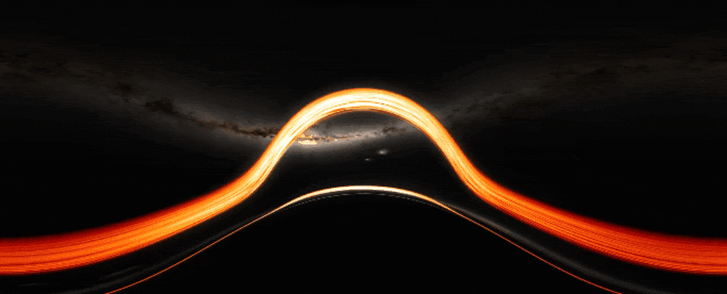 nasa's stunning new simulation sends you diving into a black hole