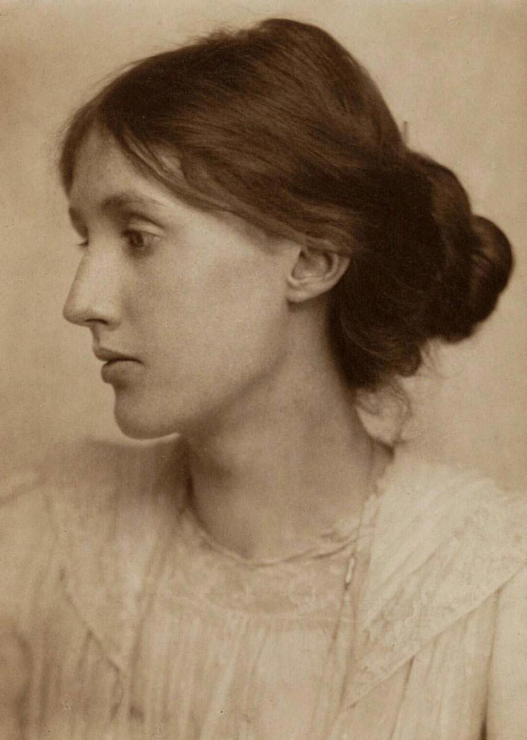 Virginia Woolf by George Charles Beresford, 1902, via the National Portrait Gallery, London