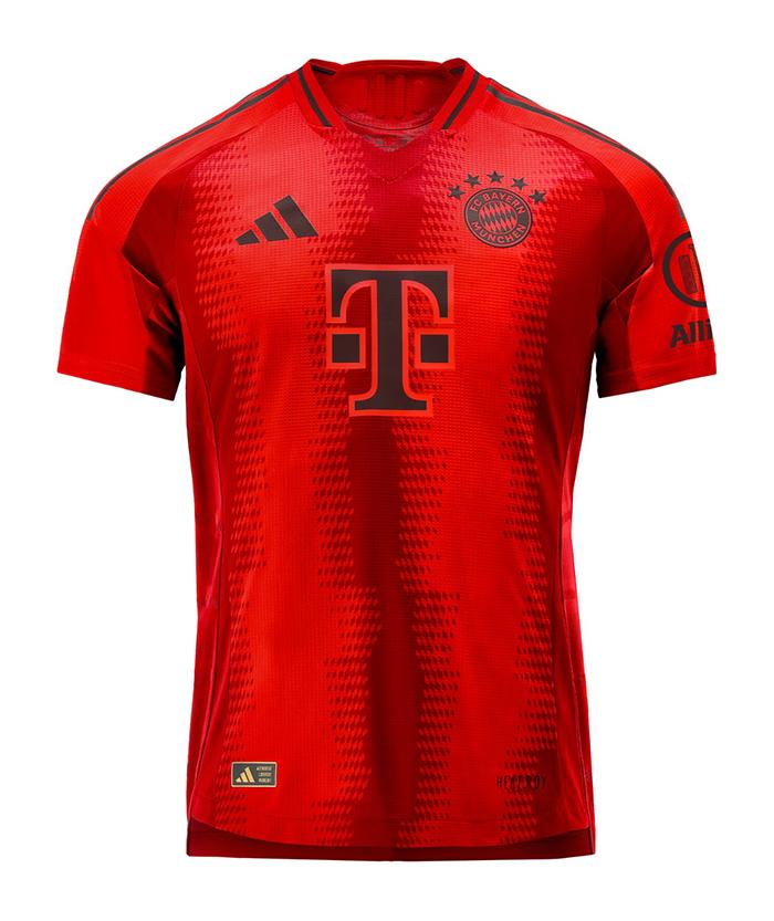 resmi,bayern munchen luncurkan jersey home musim 2024-2025,kembali ke warna merah