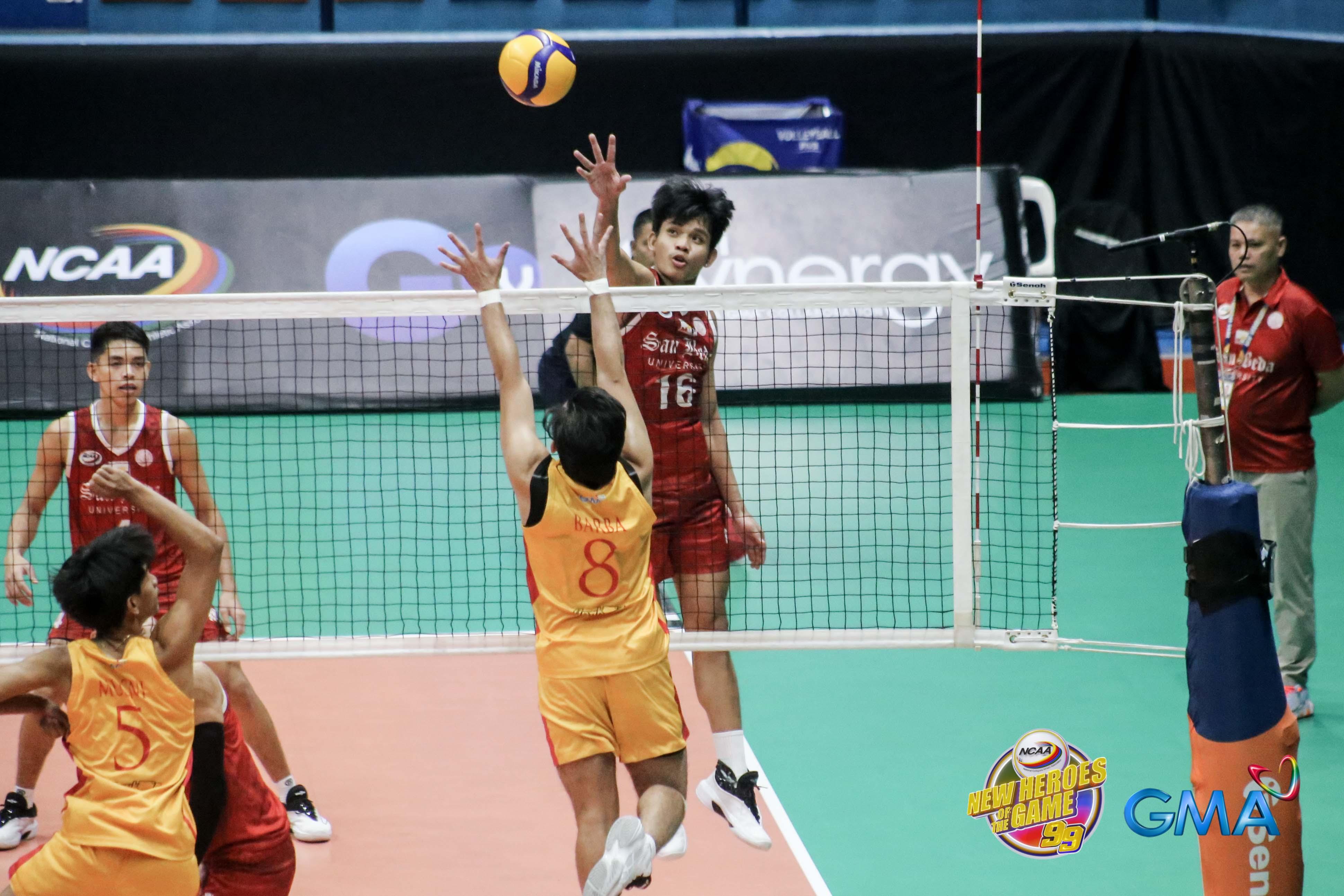 clutch mohammad tahiluddin lifts san beda in five-set escape of mapua