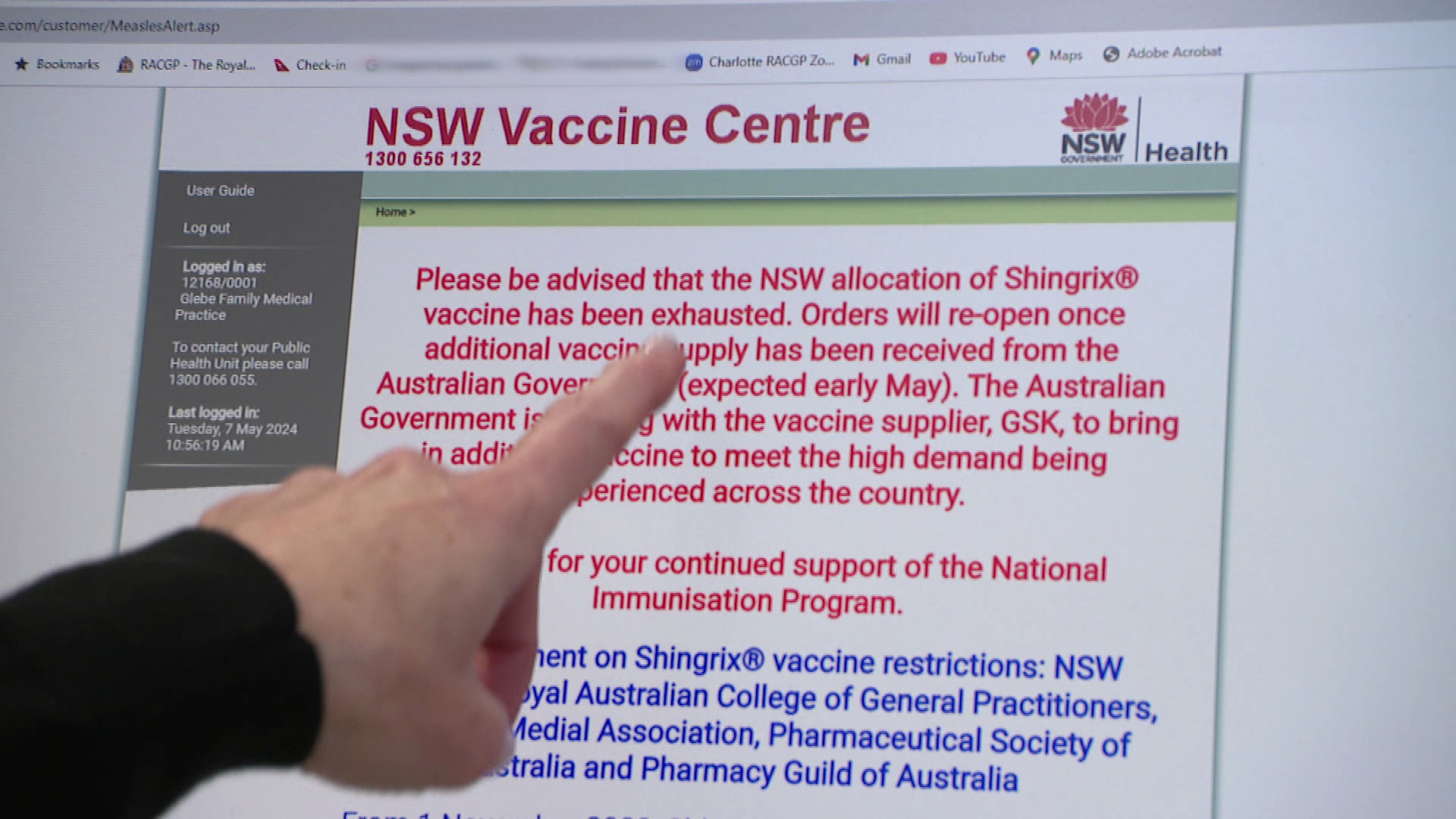 nsw doctors forced to ration shingles vaccine as stock dwindles