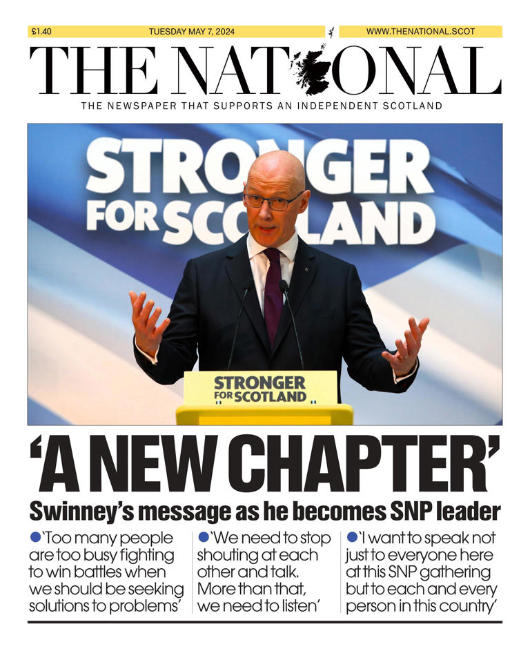 Scotland's papers: Swinney's 'new chapter' and child poverty pledge