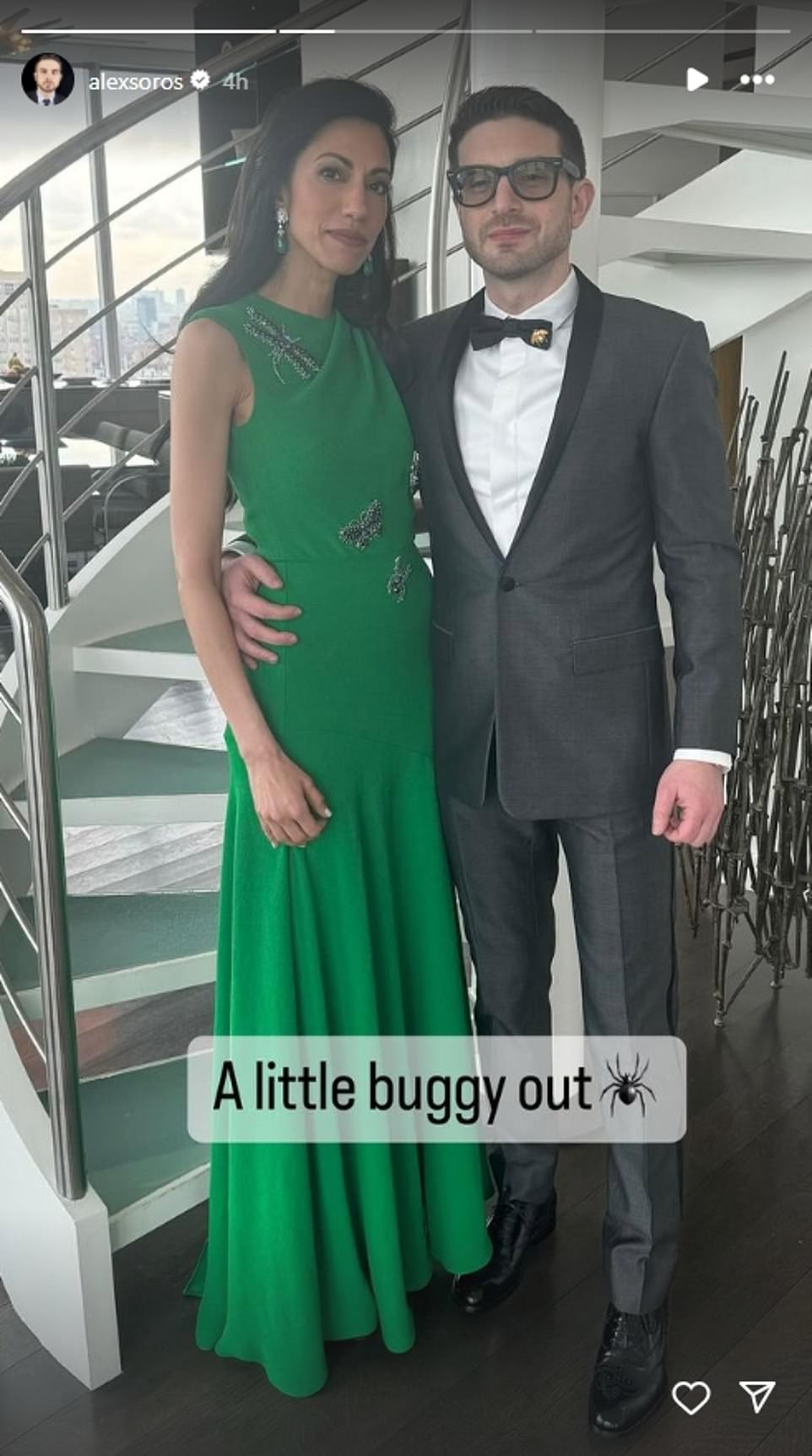 Huma Abedin And Billionaire Beau Alex Soros Make Their Met Gala Debut