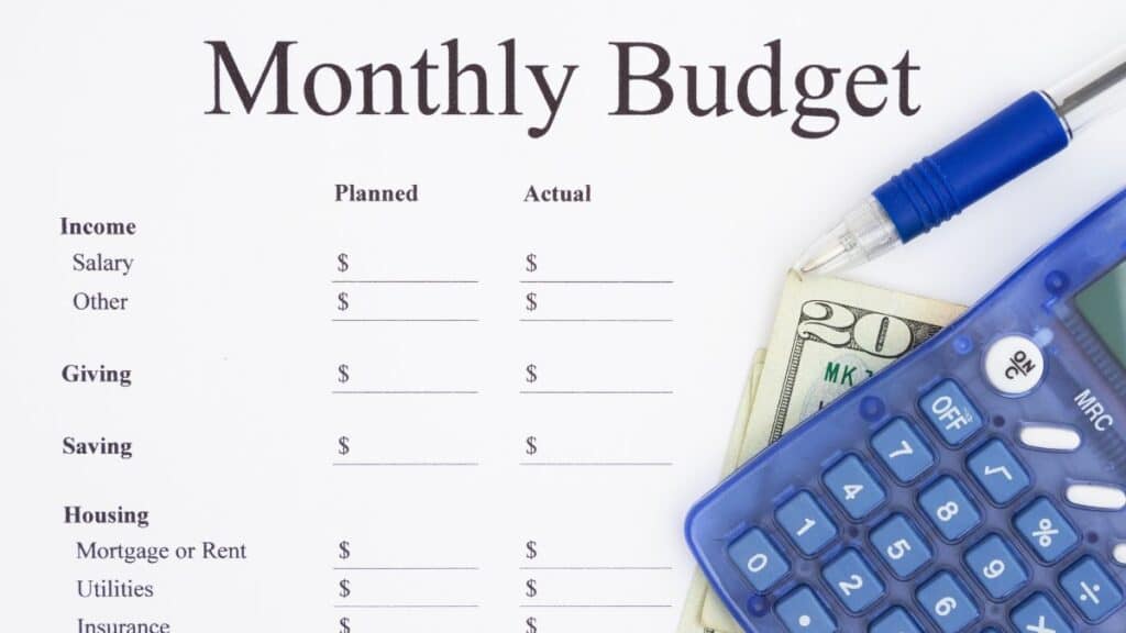 Creating budget