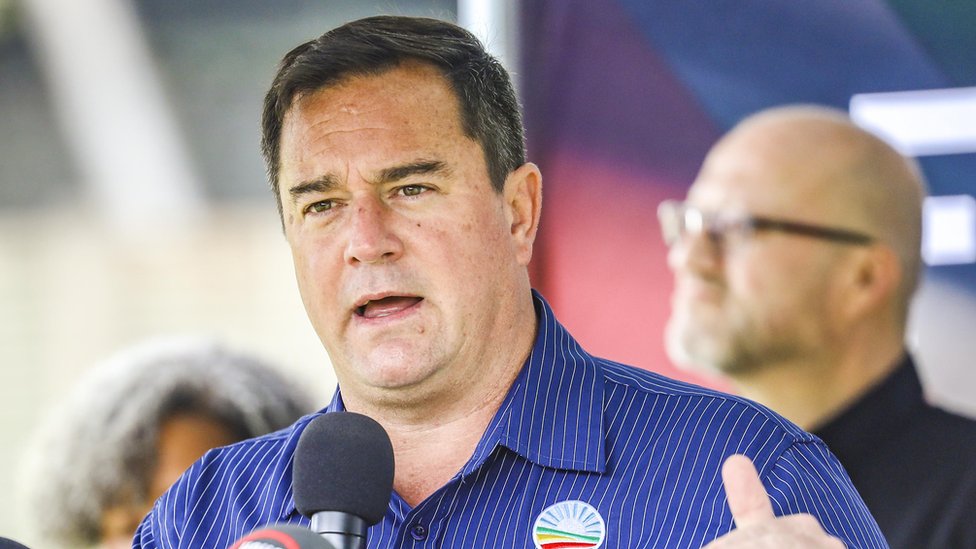 steenhuisen: the man vowing to 'rescue' south africa