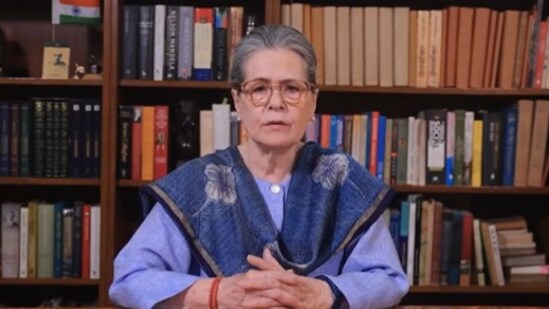 ‘promoted hatred for political gain’: sonia gandhi attacks modi, bjp in video message