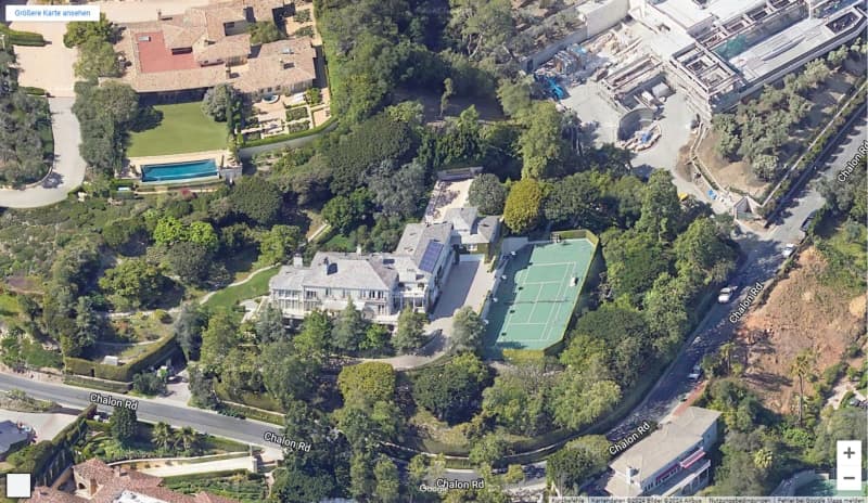 google maps verrät: so sieht die 17-millionen-dollar-villa von elon musk aus