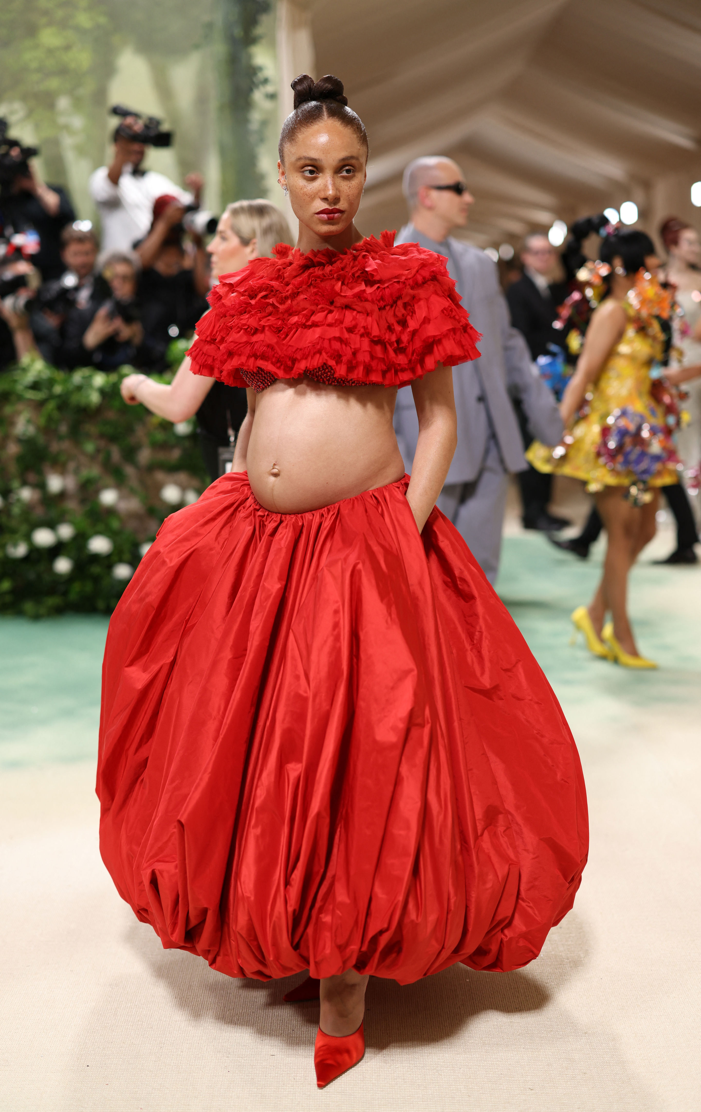 met gala 2024: protests, red carpet and tyla’s sand sculpture dress