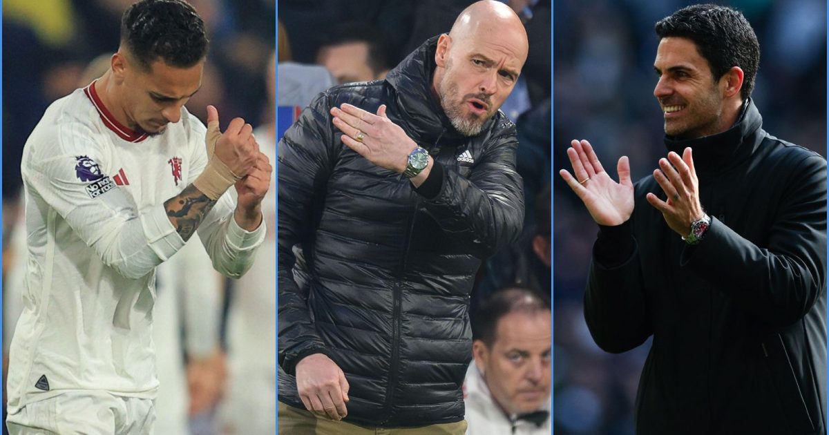 ‘deluded’ ten hag must learn ‘real lesson’ from arteta as ‘big red flag’ at manchester united named
