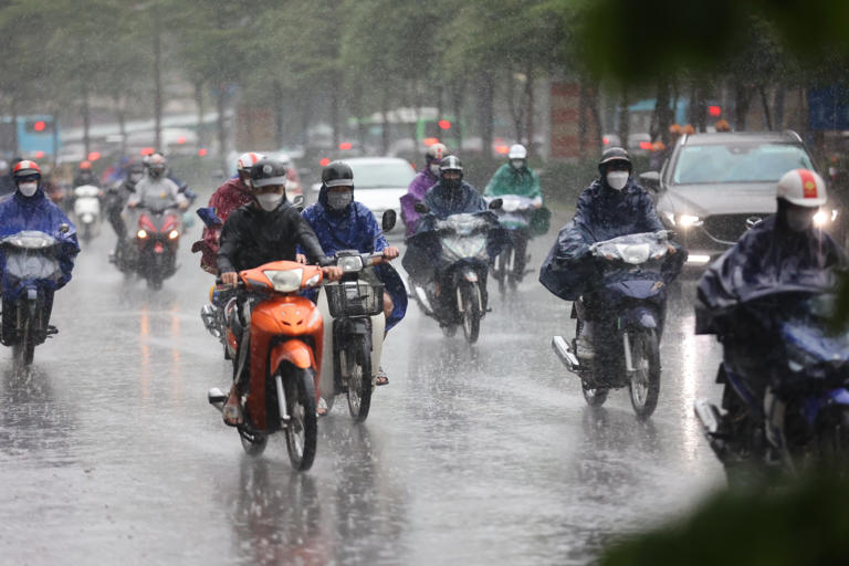 Tiền Phong Miền Bắc đón mưa lớn từ rạng sáng mai (8/5). 1