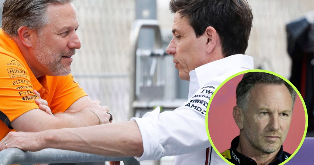 christian horner issues toto wolff reminder: ‘we took 220’ staff members away from mercedes