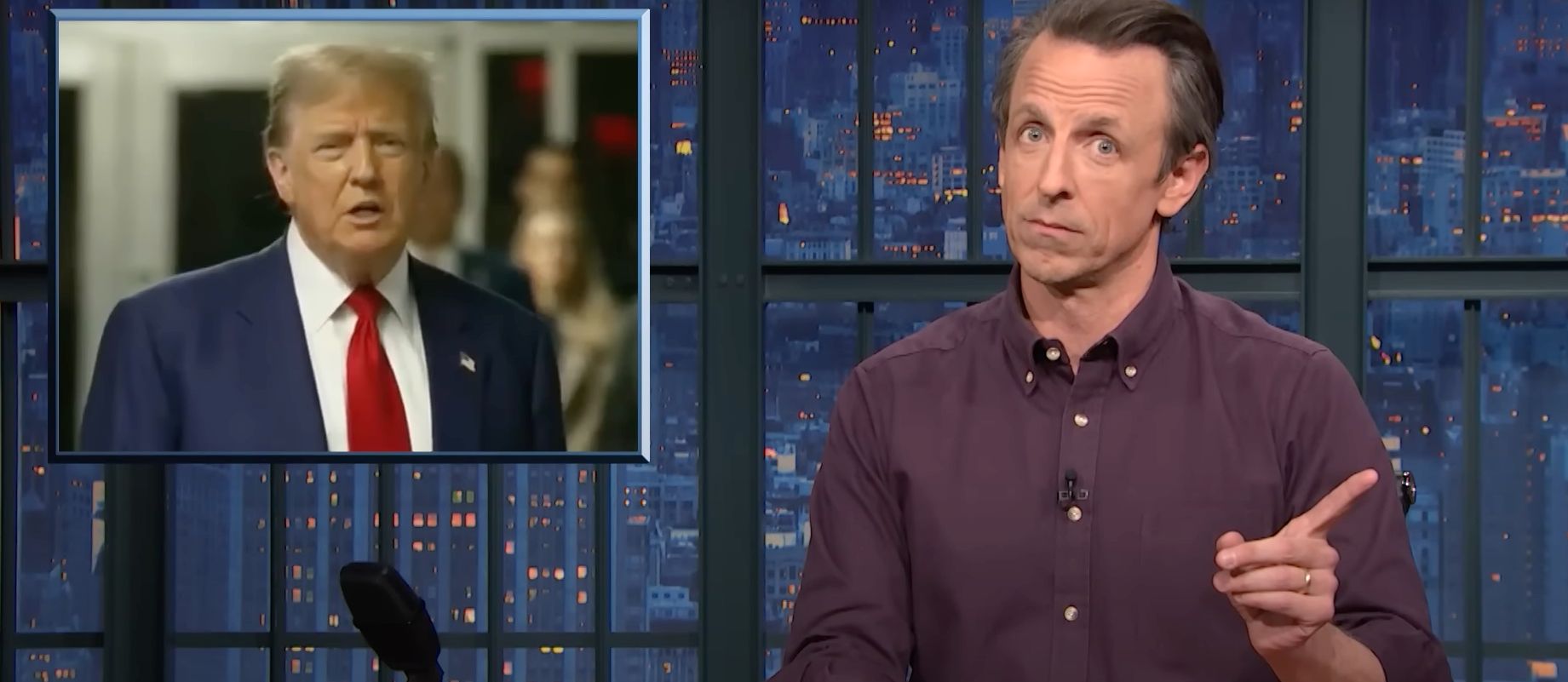 Seth Meyers Goes ‘Out On A Limb’ With Donald Trump Jail Prediction ...