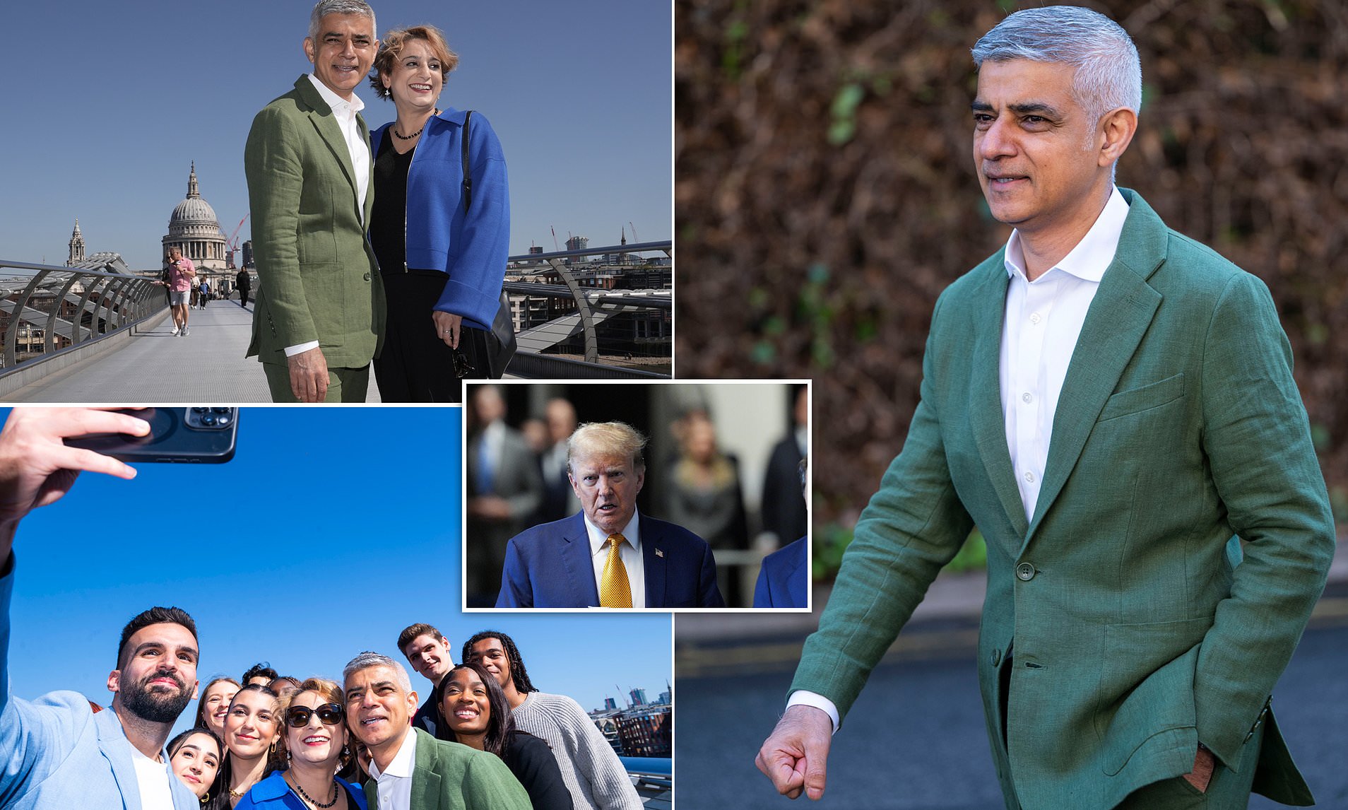 Sadiq Khan Blasts Donald Trump As He Begins Third Term As London Mayor