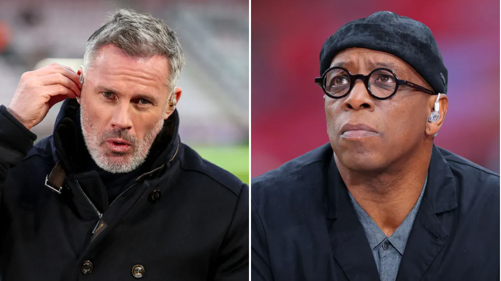 ian wright hits out at jamie carragher for 'disrespecting' man utd star