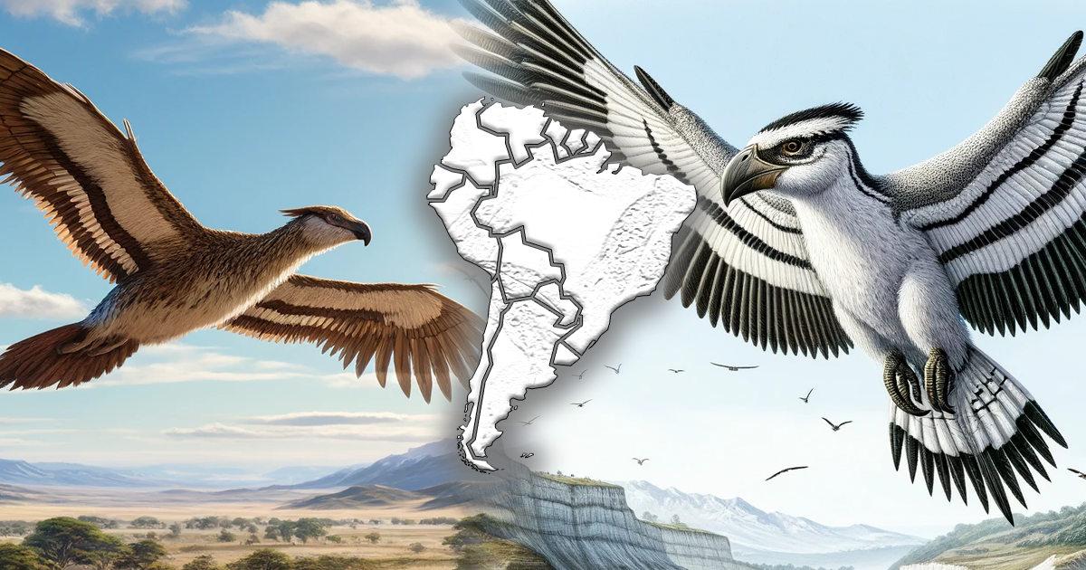 las aves prehistóricas más grandes del mundo nacieron en sudamérica y vivieron por 6 millones de años