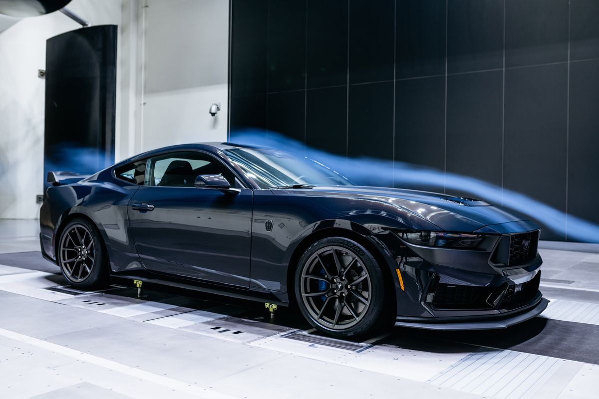 ford is doing something interesting with the 2024 mustang gt's underbody aero