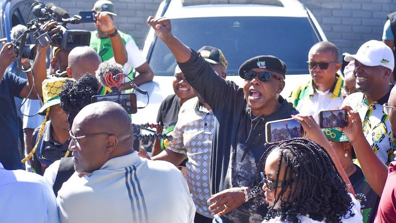 'when your father's home is on fire, take a bucket to douse flames': tokyo sexwale joins anc campaign trail in gauteng