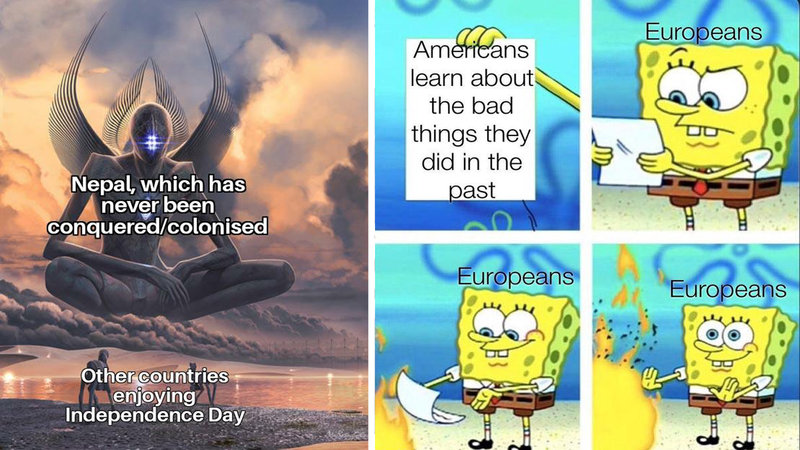 <p>History memes are a fun way to joke about the mistakes of our ancestors instead of focusing on our problems in the present. The popularity of history memes has been skyrocketing lately, and they really have been rapidly expanding their grasp on the online community since their creation, in a way. They caught on quickly, both educating and amusing us at the same time.</p> <p>Maybe the reason they're so popular is because we're living in a historic era ourselves. Or maybe it's just fun to make fun of the things people did back then instead of pretending we're not still repeating those same exact mistakes nowadays. Isn't that why we learn history, anyway? No? Well, maybe we just about these things so we could understand these memes. They're also a great way to learn something, even if it's just a fun fact about Nepal. For everyone who wants to pretend they're getting an education while browsing the nonsense we see online, here are 18 of this week's best history memes.</p>