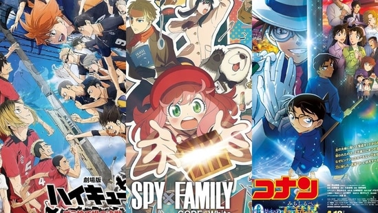 how well did haikyuu, spy x family, detective conan films perform in us and japan; anime box office rankings revealed