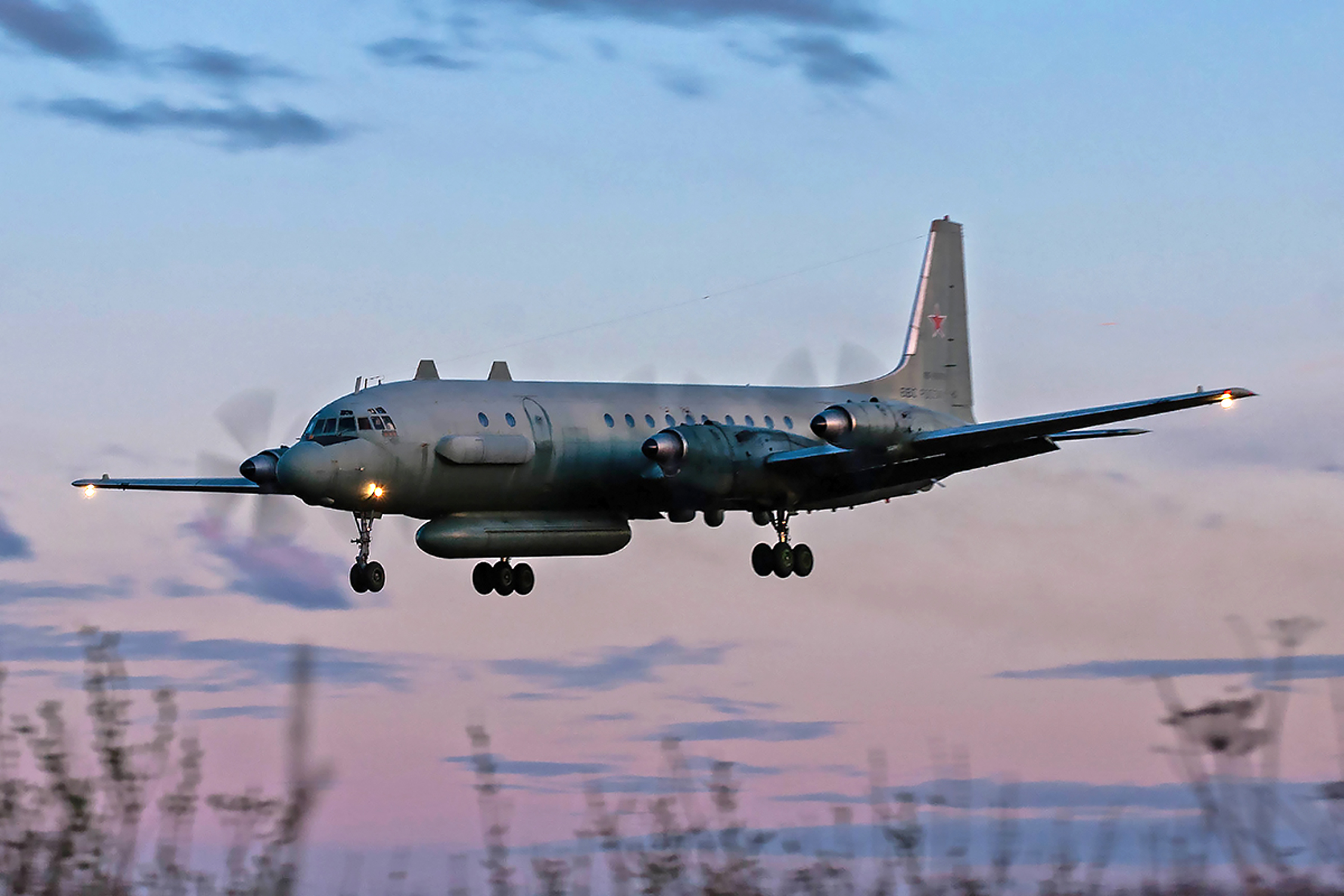 russian plane intercepted near nato country