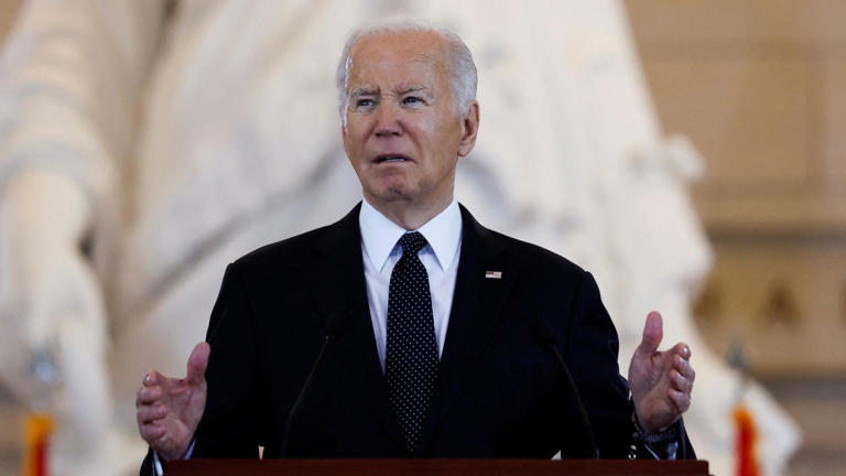 Biden denounces 'ferocious surge' in antisemitism during Holocaust remembrance speech