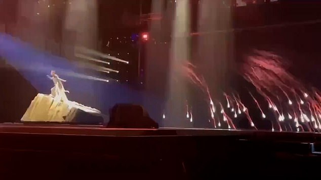 moment eurovision 2024 entrant suffers embarrassing fall on stage