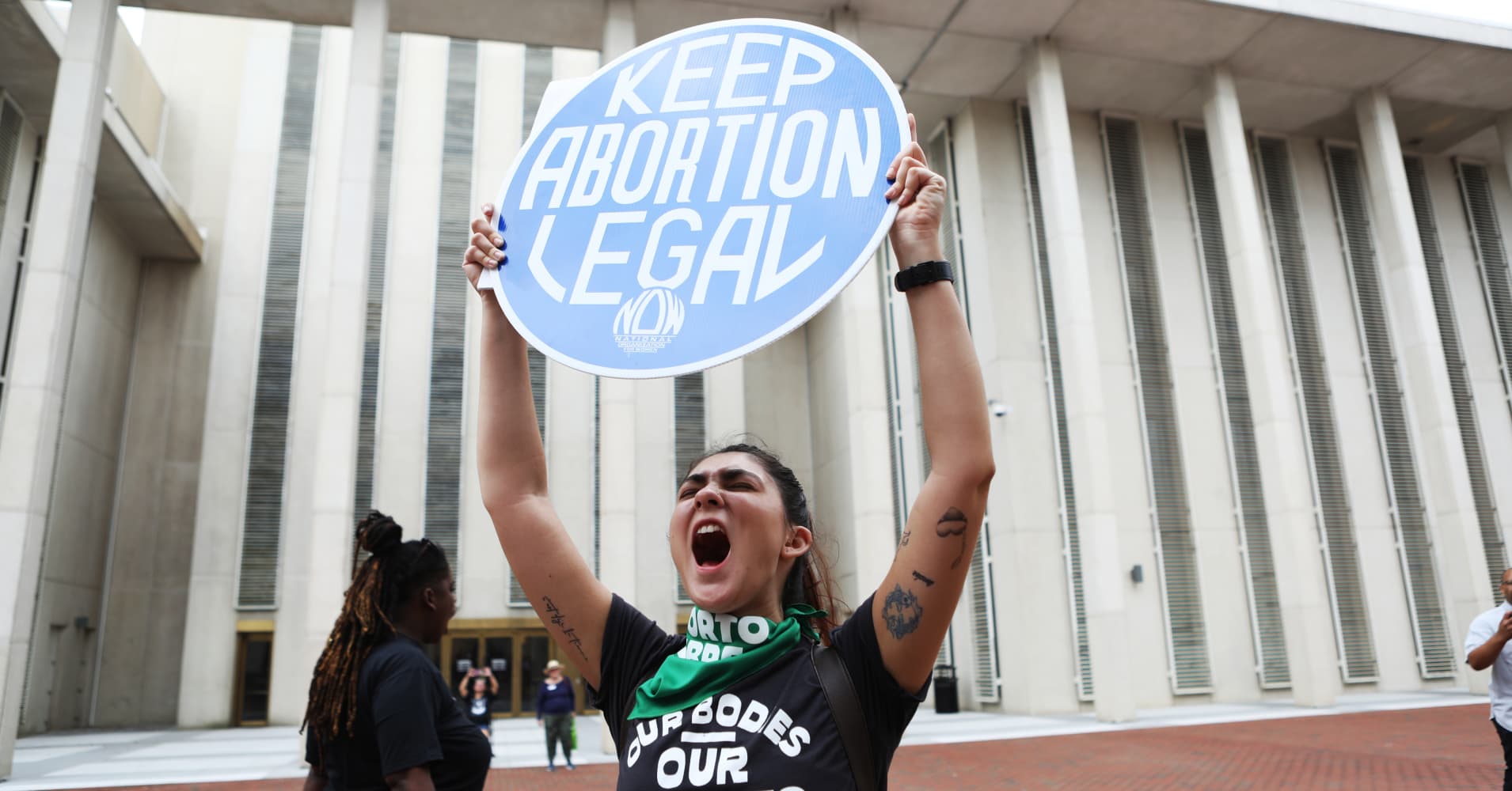 abortion bans drive away up to half of young talent, new cnbc/generation lab youth survey finds