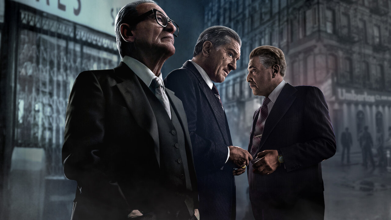 <p><span>Martin Scorsese’s epic crime saga “The Irishman” reunites screen legends Robert De Niro, Al Pacino, and Joe Pesci in a sweeping tale of loyalty, betrayal, and the cost of power.</span></p>