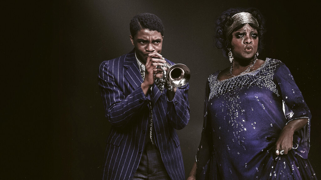 <p><span>Featuring the late Chadwick Boseman in a poignant role alongside Viola Davis, “Ma Rainey's Black Bottom” is a soul-stirring portrayal of a recording session in 1920s Chicago, delving into themes of identity and ambition.</span></p>