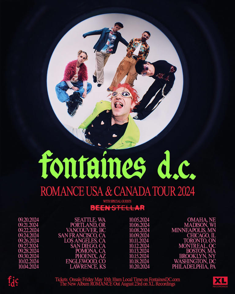 Fontaines D.C. Announce 2024 North American Tour Dates