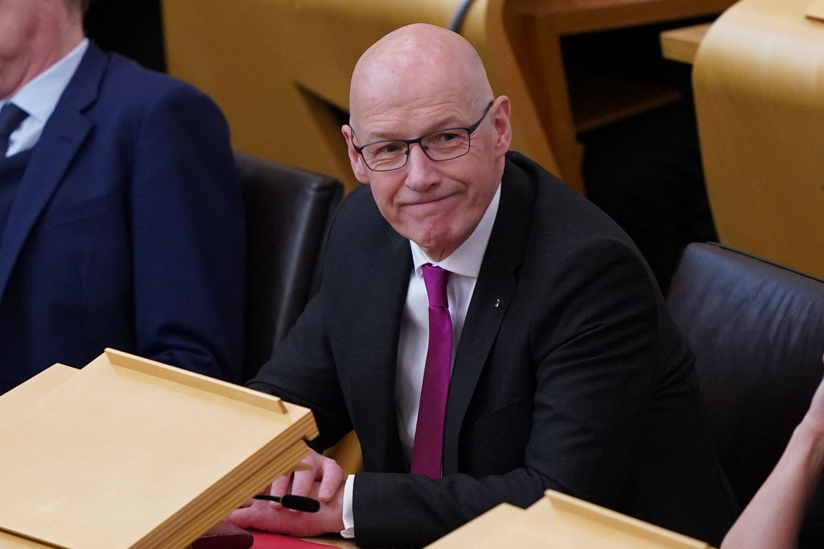 john swinney voted in at holyrood as scotland’s next first minister