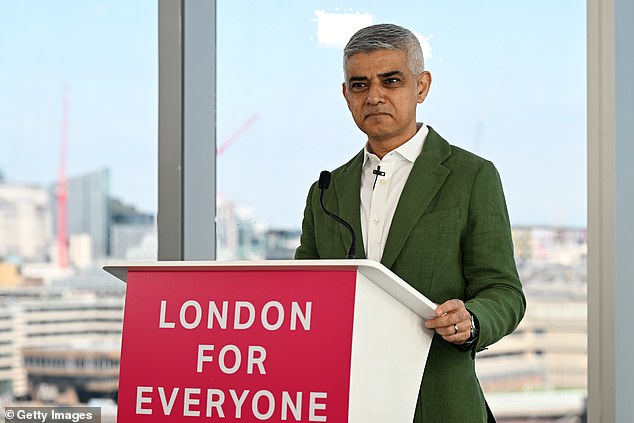 sadiq khan blasts donald trump as he begins third term as london mayor