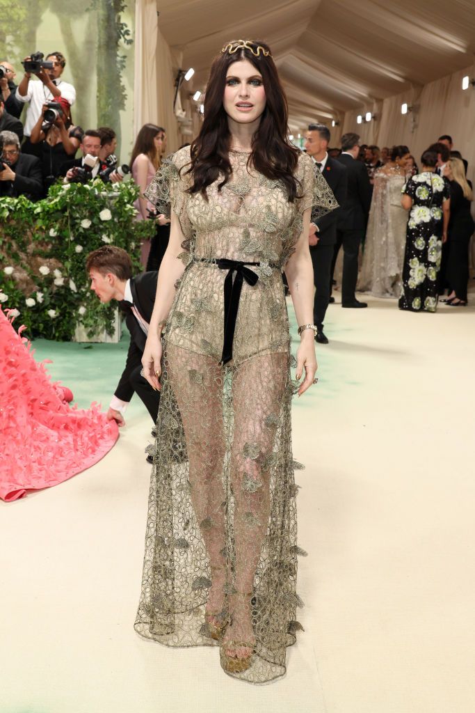 how alexandra daddario transformed into a “woodland nymph” for the 2024 met gala