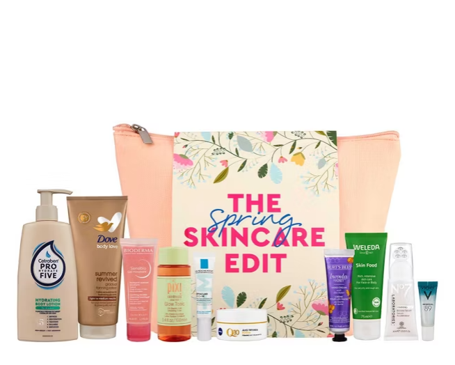 this beauty box is worth over £70 but yours for £2 with 100% of proceeds going charity