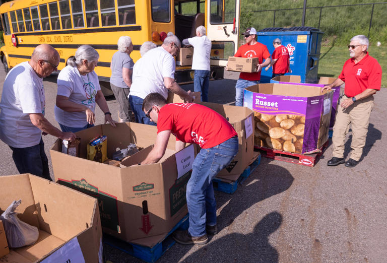 Stark County schools fill buses with food to support the Akron-Canton ...