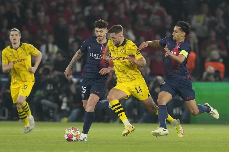beraldo selected in central defense for psg to face dortmund in champions league semifinal