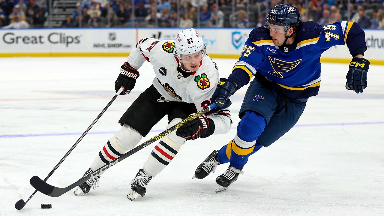 Chicago Blackhawks Re-sign Forward Lukas Reichel To Two-year, $2.4M ...