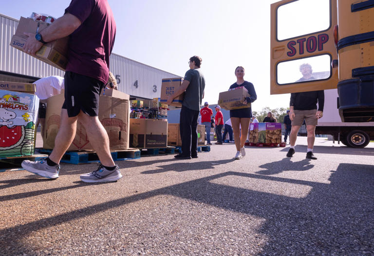 Stark County schools fill buses with food to support the Akron-Canton ...